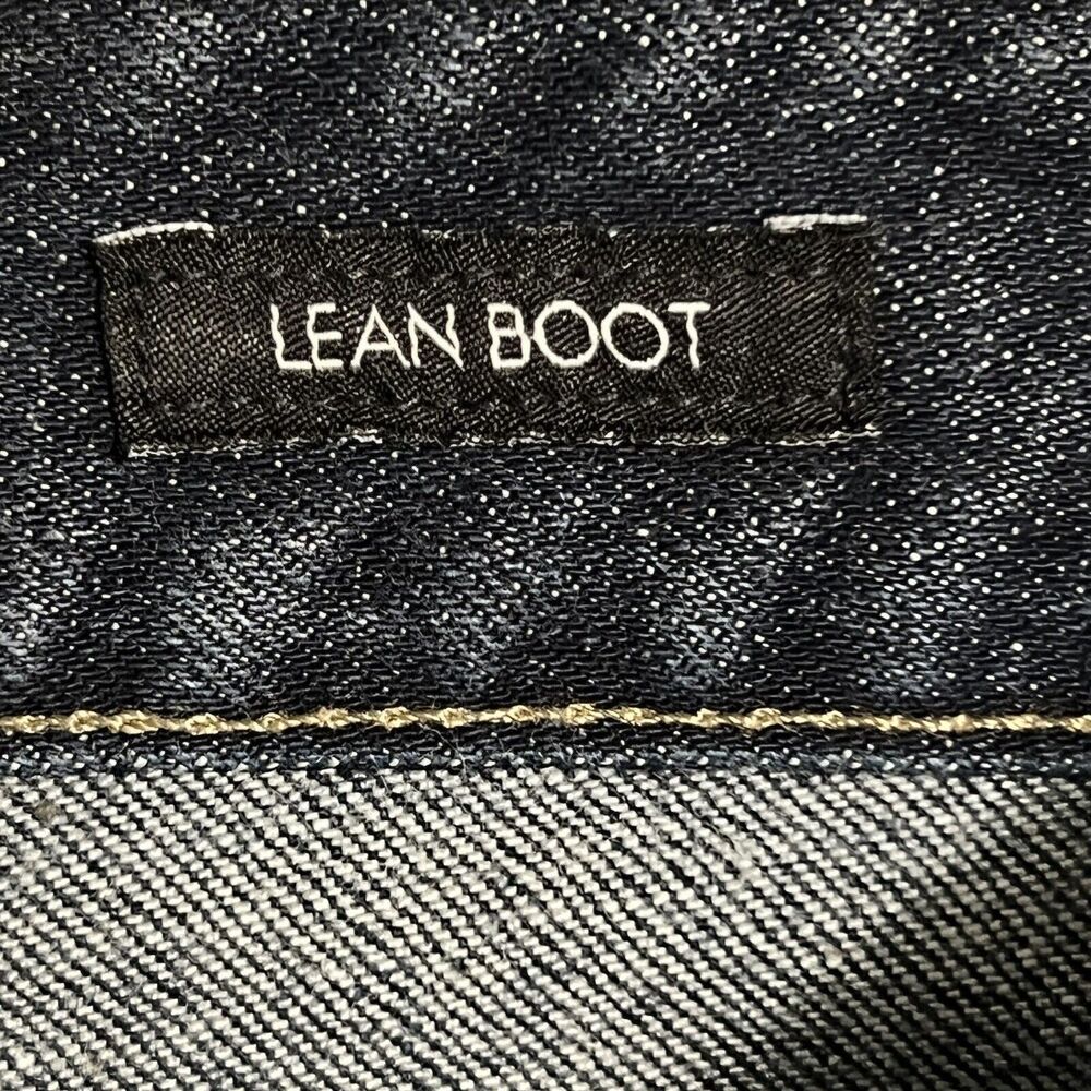 Calvin Klein Lean Boot Jeans Women's 31.5 TAG 29/8 Blue Denim Dark Wash - Picture 5 of 17